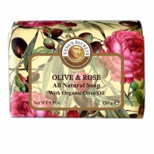 The Olive Tree Soap Venus Secrets Triple-Milled Soap Olive & Rose (Wrapped)