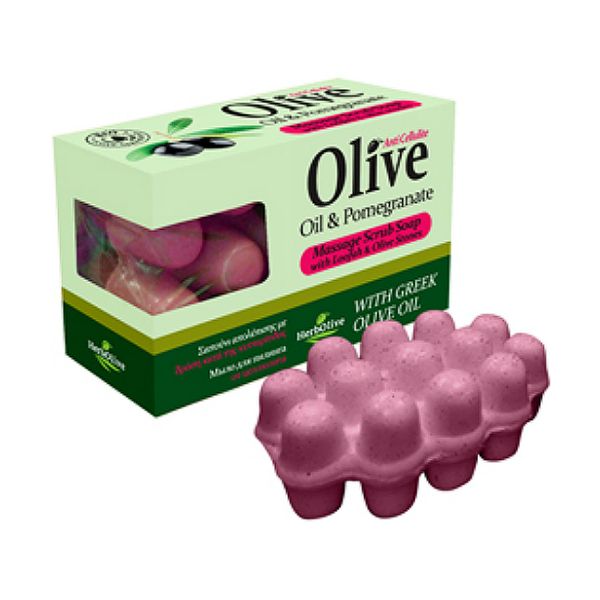 The Olive Tree Massage Soap Herbolive Massage Soap with Pomegranate