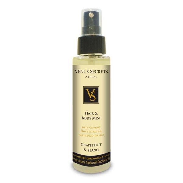 Body Care Venus Secrets Hair & Body Mist Spray Grapefruit & Ylang