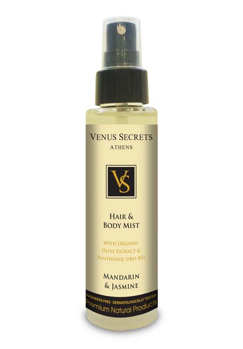 Body Mist Venus Secrets Σπρέι Σώματος & Μαλλιών Mandarin & Jasmin