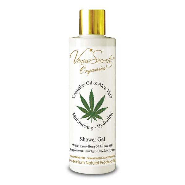Body Care Venus Secrets Organics Cannabis Oil  & Aloe Vera Shower Gel
