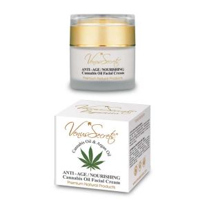 The Olive Tree Anti-Wrinkle Cream Venus Secrets Cannabis & Argan Oil Anti-Age / Nourishing Face Cream
