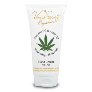 Hand Cream Venus Secrets Organics Cannabis Oil & Argan Anti-Age Hand Cream