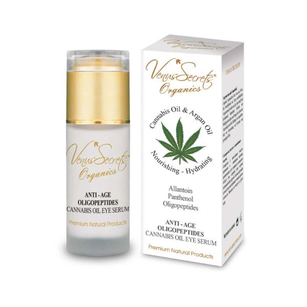The Olive Tree Eye Care Venus Secrets Cannabis & Argan Oil Anti-Age Oligopeptides Eye Serum