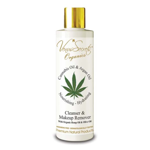 The Olive Tree Cleansing Milk Venus Secrets Cannabis & Argan Oil Cleanser & Makeup Remover