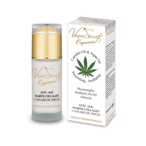 Face Care Venus Secrets Cannabis & Argan Oil Anti-Age Marine Collagen Serum