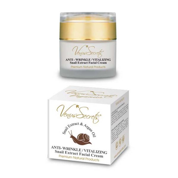 The Olive Tree Face Care Venus Secrets Snail Extract Anti Wrinkle Vitalizing Face Cream