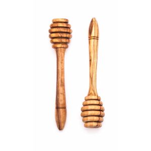 The Olive Tree Accessories Wooden Honey Dipper 5.9 in – 15 cm – The Olive Tree