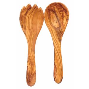 Accessories Wooden Salad Serving Set 27 cm / 10.6 in – The Olive Tree