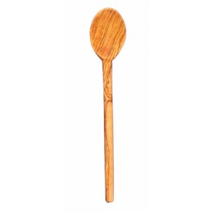 The Olive Tree Accessories Wooden Spoon with Round Handle 30 cm / 11.8 in – The Olive Tree