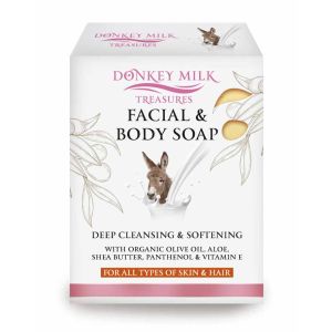 Facial Soap Donkey Milk Treasures Facial, Body & Hair Soap