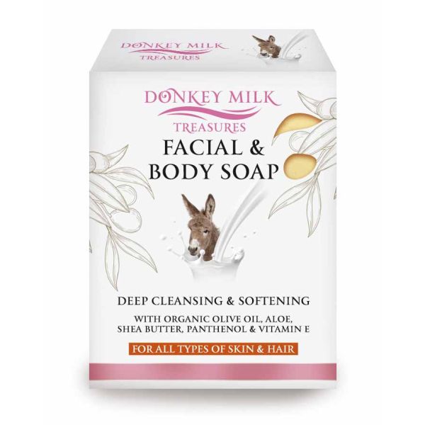Facial Soap Donkey Milk Treasures Facial, Body & Hair Soap