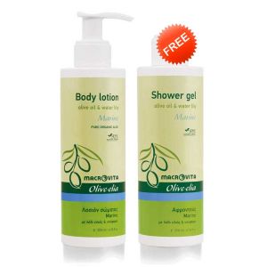 The Olive Tree Body Care Macrovita Olivelia Body Lotion Marine & FREE Shower Gel Marine (Full Size)