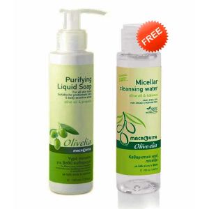Face Care Macrovita Olivelia Purifying Liquid Soap & FREE Micellar Cleansing Water (Full Size)