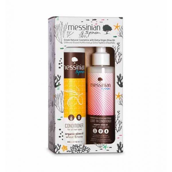 Conditioner Messinian Spa Conditioner + Leave-in Conditioner – 2 – Pack Gift Set