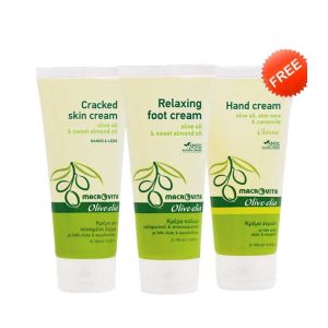 Hand & Foot Care Gift Sets Macrovita Olivelia Cracked Skin & Mini Foot Cream, FREE Hand Cream Classic (Full Size)