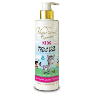 The Olive Tree Babies & Kids Care Venus Secrets Kids Mild Antiseptic Liquid Soap Donkey Milk & Creme Caramel