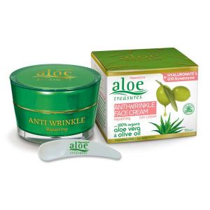 Anti-Wrinkle Cream Aloe Treasures Anti Wrinkle Day Face Cream Repairing