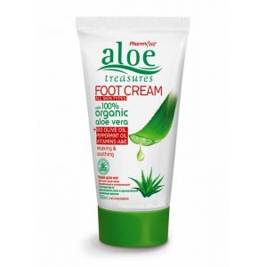 The Olive Tree Hands & Feet Care Aloe Treasures Foot Cream Olive Oil & Peppermint 120ml