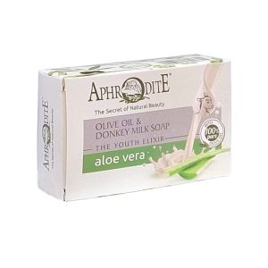 The Olive Tree Regular Soap Aphrodite Olive Oil & Donkey Milk the Youth Elixir Soap Aloe vera