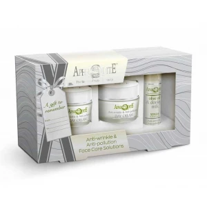 Anti-Wrinkle Cream Aphrodite Donkey Milk Face Care Anti-wrinkle & Antipollution Gift Set – Full Size