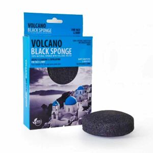 Bath & Spa Care Santo Volcano Spa Volcano Black Sponge – Maxi 9.5 cm