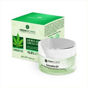 The Olive Tree Face Care Fresh Secrets Face Cream 24Η Well Aging Care with Cannabis
