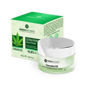 Face Care Fresh Secrets Face Cream Extra Hydration with Cannabis Oil