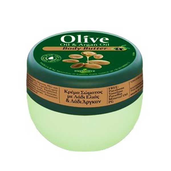 The Olive Tree Body Care Herbolive Mini Body Butter Argan Oil- 60ml