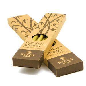 Αντικείμενα από Ξύλο Ελιάς Μπαμπού Καλαμάκια – Κουτί με 6 Τμχ – The Olive Tree