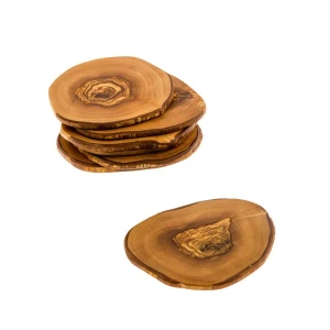 Accessories Wooden Coaster for Drinks – The Olive Tree