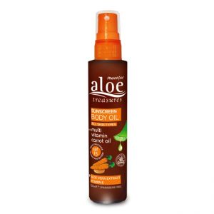 Sun Care Aloe Treasures Sunscreen UV Body Oil SPF 15