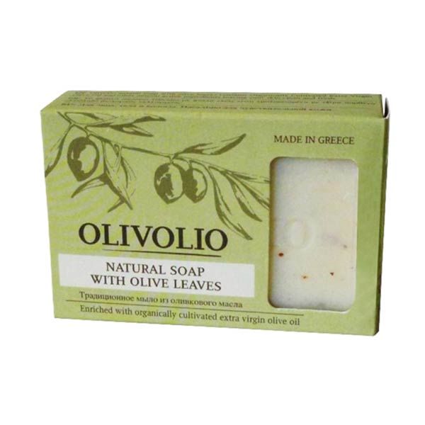 Σαπούνι Olivolio Φυσικό Σαπούνι Ελαιολάδου με Φύλλα Ελιάς