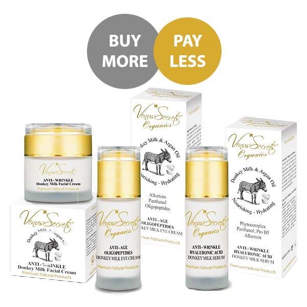The Olive Tree Face Care Venus Secrets Donkey Milk Anti Wrinkle Face Care Set
