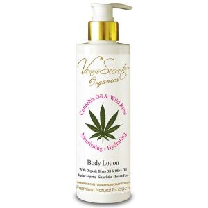 The Olive Tree Body Care Venus Secrets Organics Cannabis Oil & Wild Rose Body Lotion