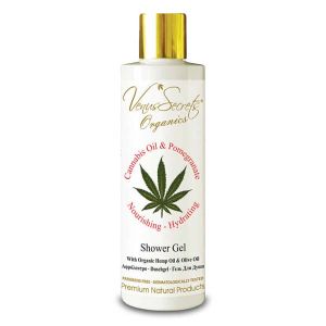The Olive Tree Body Care Venus Secrets Organics Cannabis Oil & Pomegranate Shower Gel