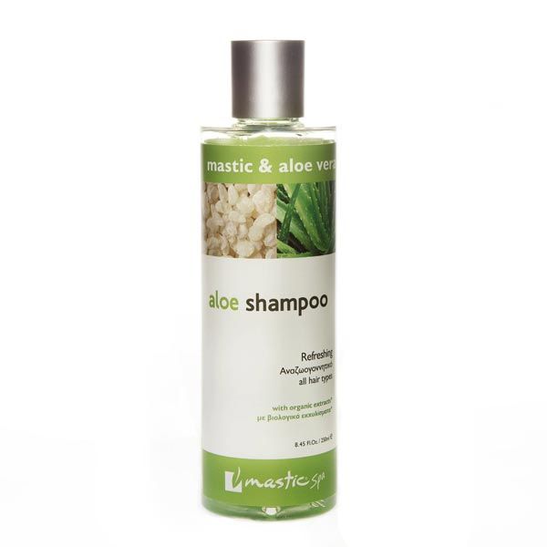 Περιποίηση Μαλλιών Mastic Spa Aloe Shampoo  – Αναζωογονητικό Σαμπουάν – Μαστίχα & Αλόη