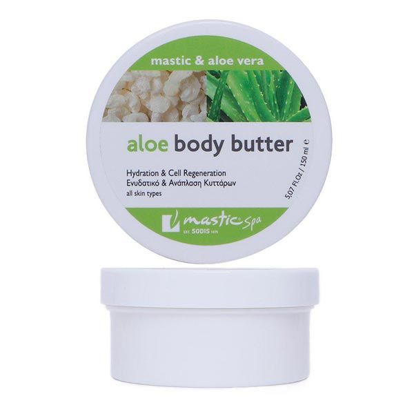 Βούτυρο Σώματος Mastic Spa Aloe Body Butter – Ενυδατικό Βούτυρο – Σώματος – Μαστίχα & Αλόη