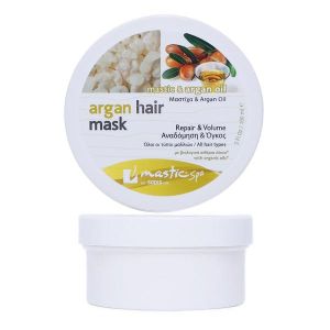 Μάσκα Μαλλιών Mastic Spa Argan Hair Mask – Μάσκα Μαλλιών για Επανόρθωση & Όγκο – Μαστίχα & Argan