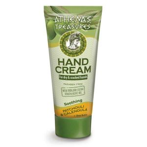 The Olive Tree Hand Cream Athena’s Treasures Hand Cream Soothing Patchouli & Calendula – 60ml