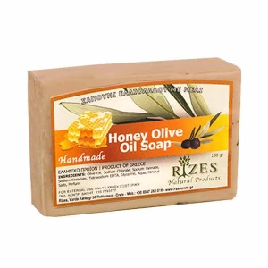 Hand Made Soap Rizes Crete Honey Olive Oil Soap