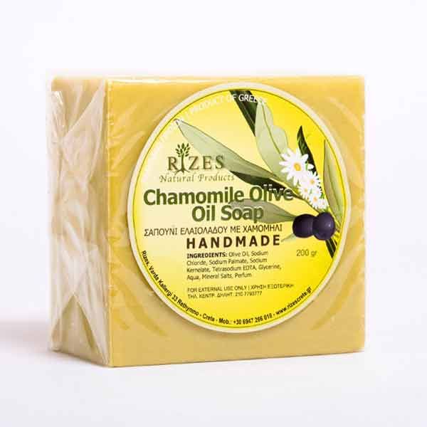 Hand Made Soap Rizes Crete Chamomile Olive Oil Soap – 200gr