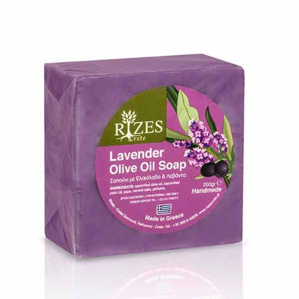 Hand Made Soap Rizes Crete Lavender Olive Oil Soap – 200gr