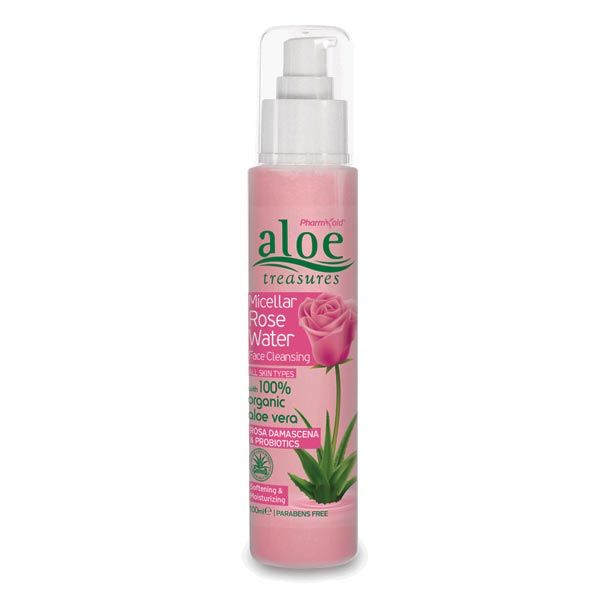 Face Care Aloe Treasures Micellar Rose Water Face Cleansing