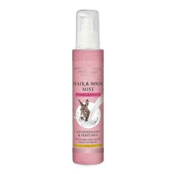 Body Care Donkey Milk Treasures Hair & Body Mist Pomegranate