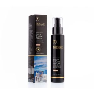 The Olive Tree Body Care Biosanto Body & Hair Serum Oil for Dry Skin 100ml