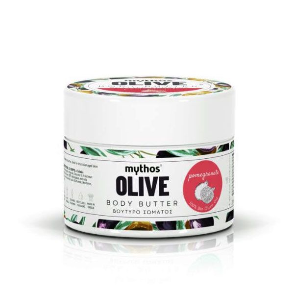 The Olive Tree Body Butter Mythos Olive  Body Butter Pomegranate – 200ml