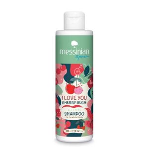 Hair Care Messinian Spa I Love You Cherry Much Shampoo for All types – 300ml