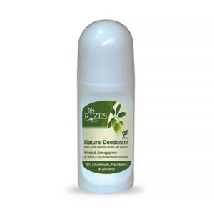 The Olive Tree Body Care Rizes Crete Natural Deodorant with Aloe Vera & Olive Leaf Extract