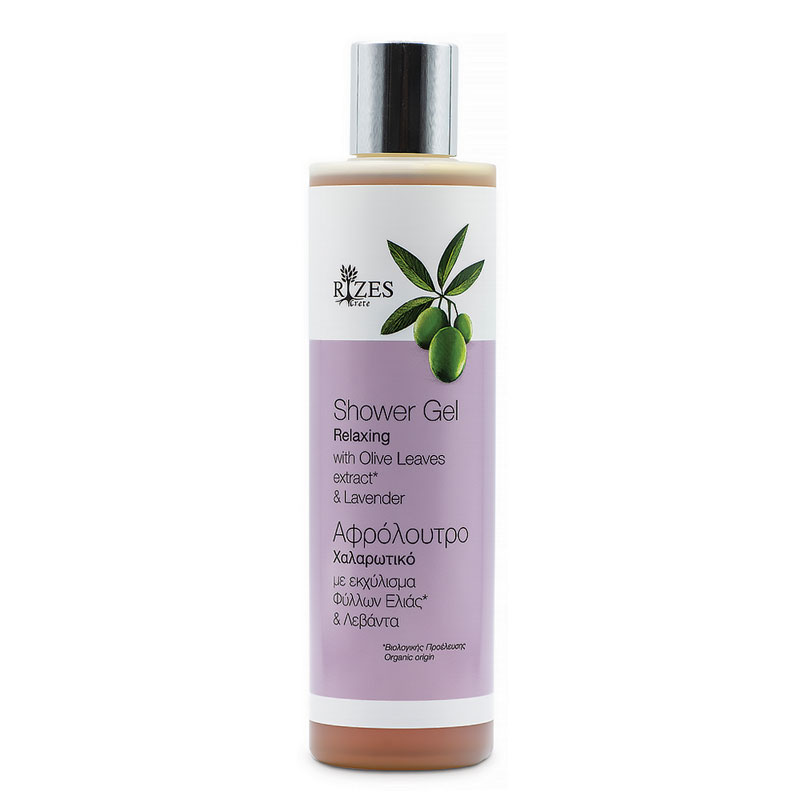 The Olive Tree Body Care Rizes Crete Relaxing Shower Gel with Olive Oil* & Lavender*